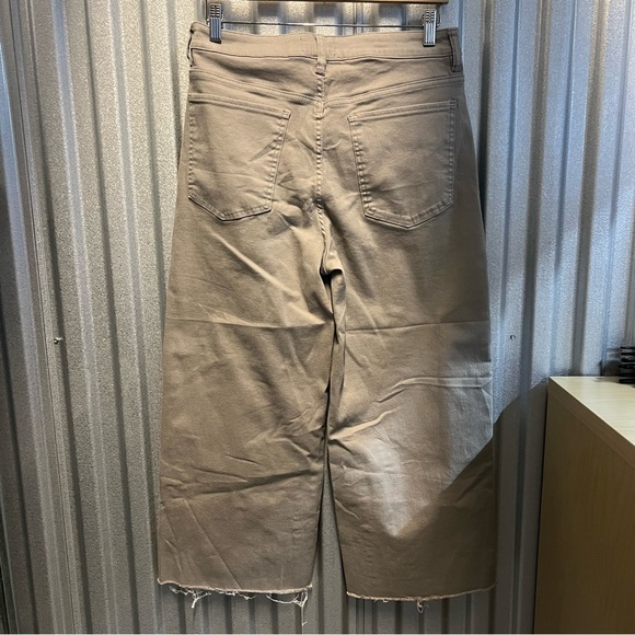 OAT NY - HIGH-RISE WIDE LEG JEAN IN OAT MILK women’s size 30 - Picture 10 of 11